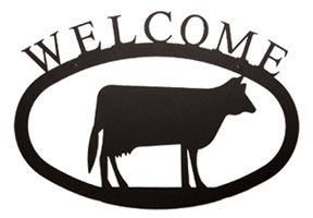 Cow - Welcome Sign Small