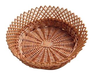 Creative Art Wicker Basket Fruit Basket Bread Tray Storage Basket, Set of 1