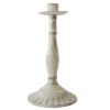 White Candlestick, Retro Style Taper Candle Holder