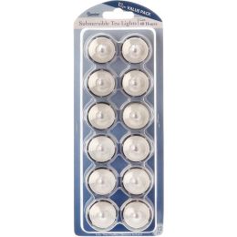 Submersible Tea Lights 1.25 X 1 Inches White