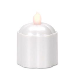 LED Votive Flicker Candle Pearl Blossom