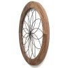 Stratton Home Decorative Round Wood and Metal Medallion Wall Decor