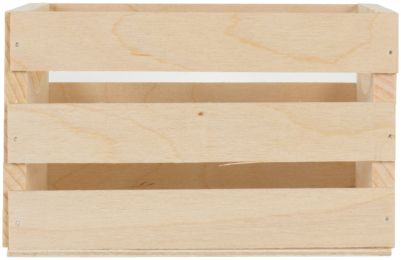 Mini Wooden Crate W/Handles-6.5"X5.3"X4.25"