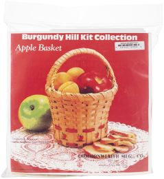 Burgundy Hill Basket Kit-Apple Basket 6"X6"X9"