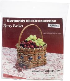 Burgundy Hill Basket Kit-Berry Basket 4"X4"X4.5"